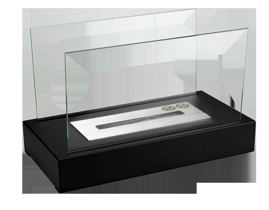 Biofireplace Freestanding Glow Black