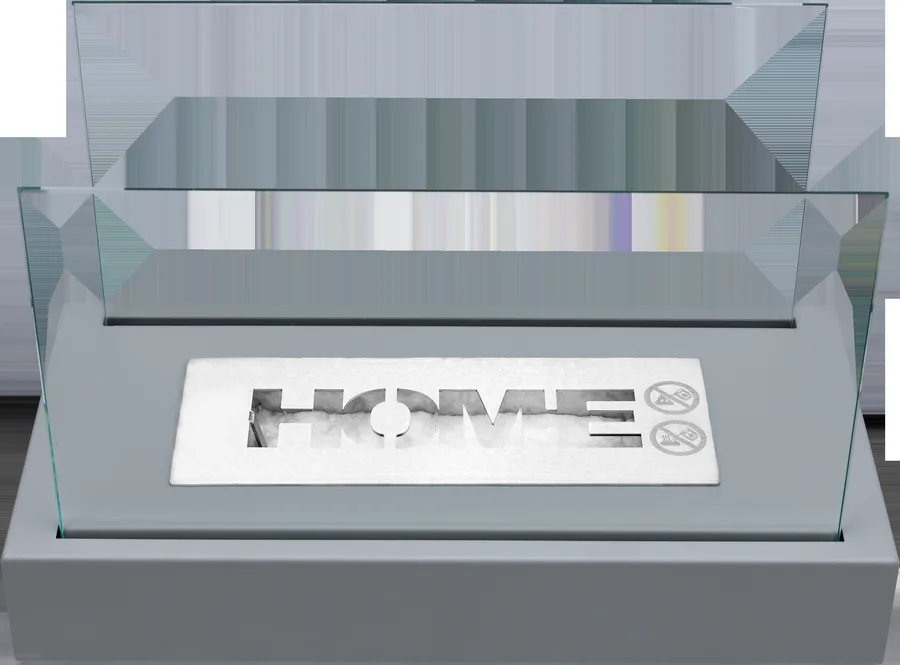 Biofireplace Freestanding Home Grey