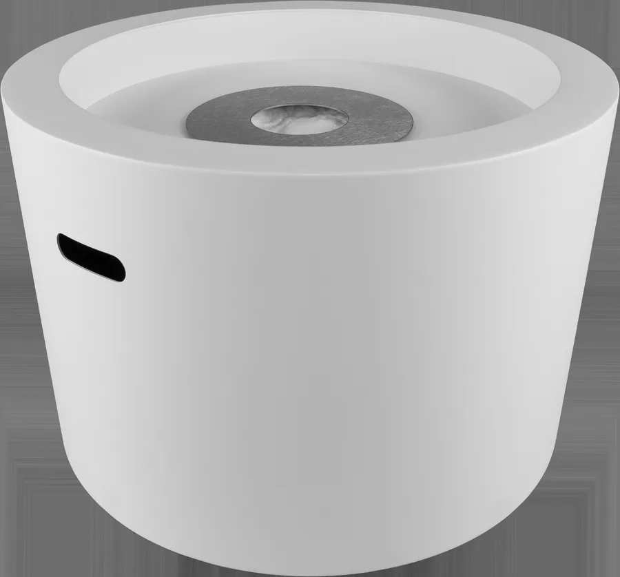 Biofireplace Freestanding Moon White