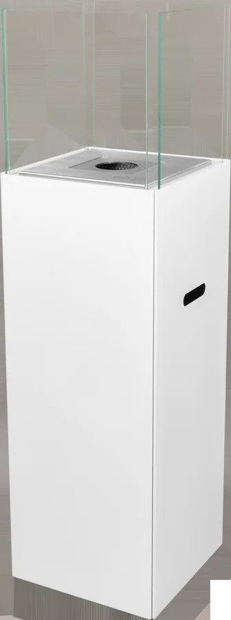 Biofireplace Freestanding Patio White Matte
