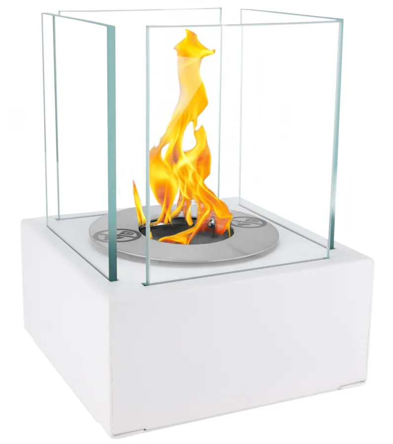 Biofireplace Freestanding Smart White
