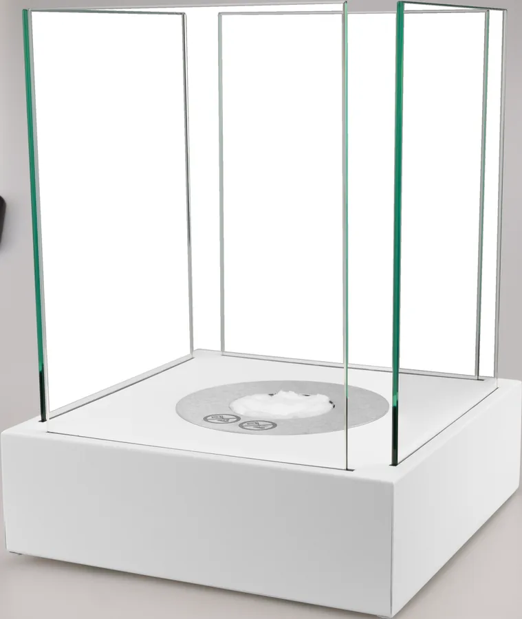 Biofireplace Freestanding Sunset Garden Mini White