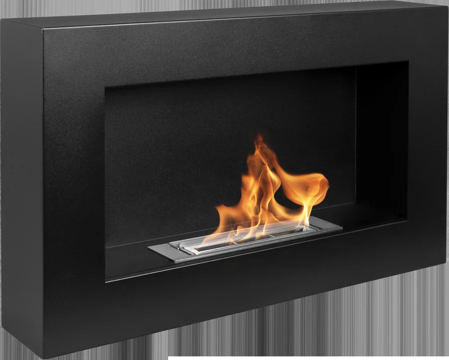 Biofireplace Hanging 650x400 BOX Black Matte