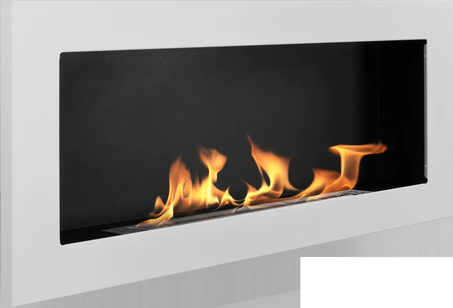 Biofireplace Hanging 900x400 White Matte