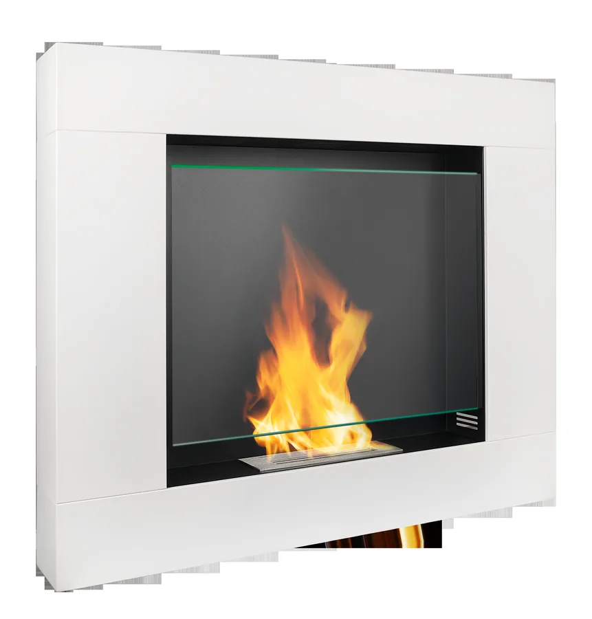 Biofireplace Portal Asne White Matte