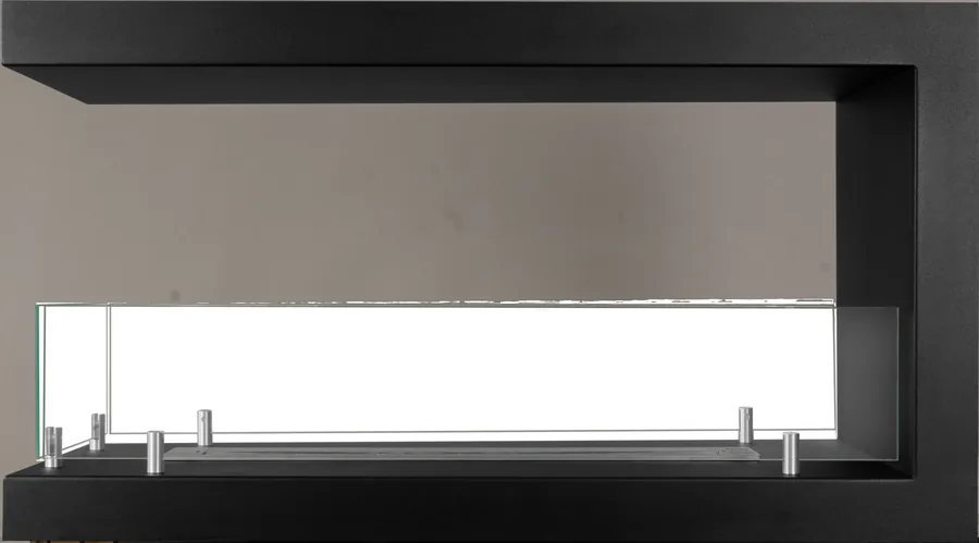 Biofireplace Three-Sided Pass-Through 900 with Glass MARATEA 90